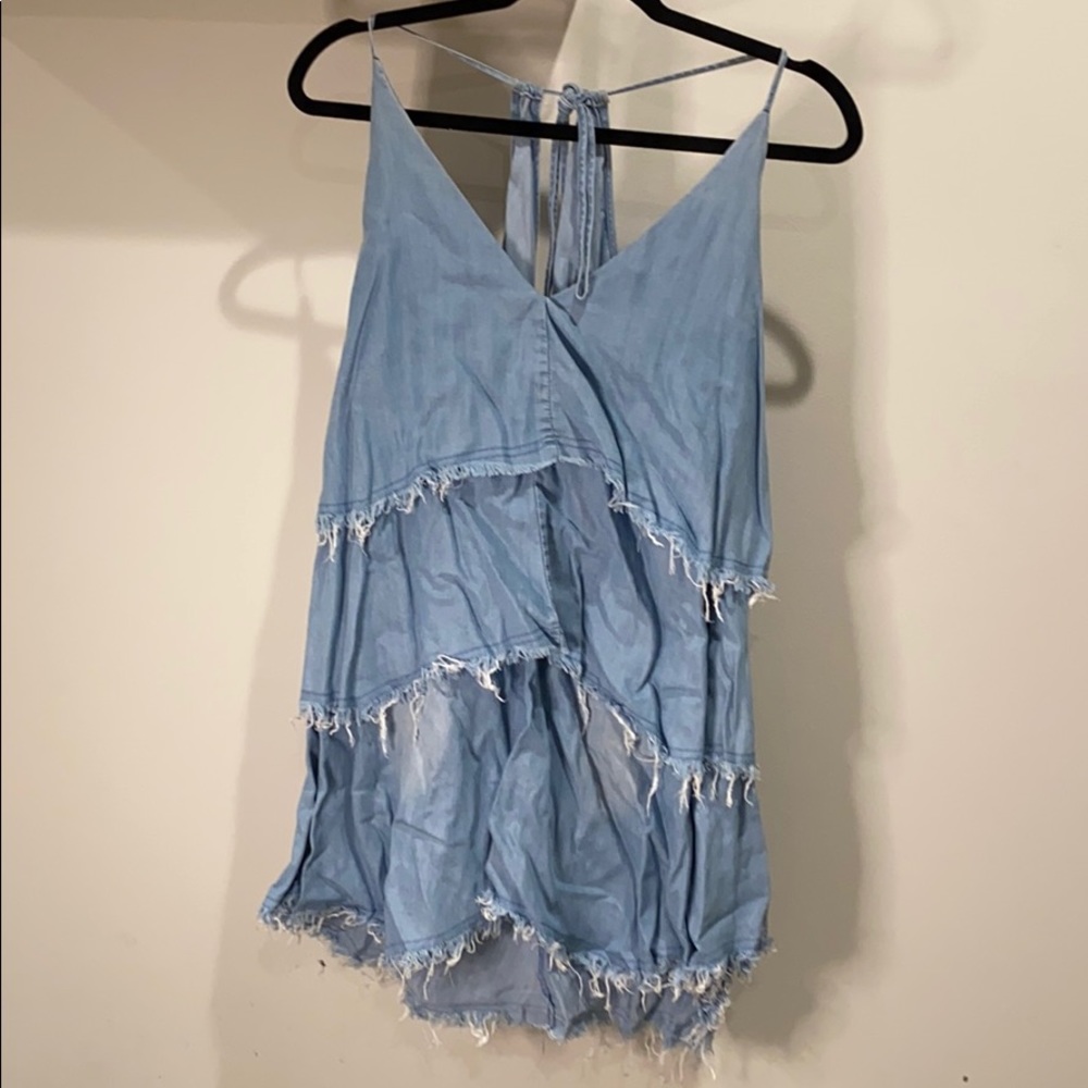 Layered Jean dress